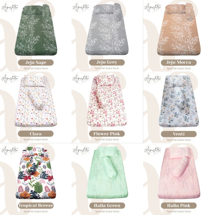 SPREI SINGLE 100X200X30 BED AESTHETIC