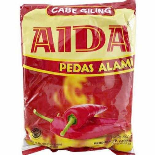 

cabai bubuk aida 500gr Pedas alami
