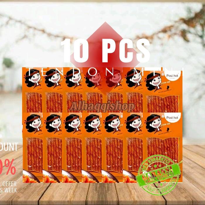 

Halal Wulama paket 10 pcs tendon mini 25gr termurah harga terjangkau