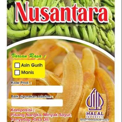 

Keripik Pisang 1Kg Super Quality Asin Gurih Dan Manis