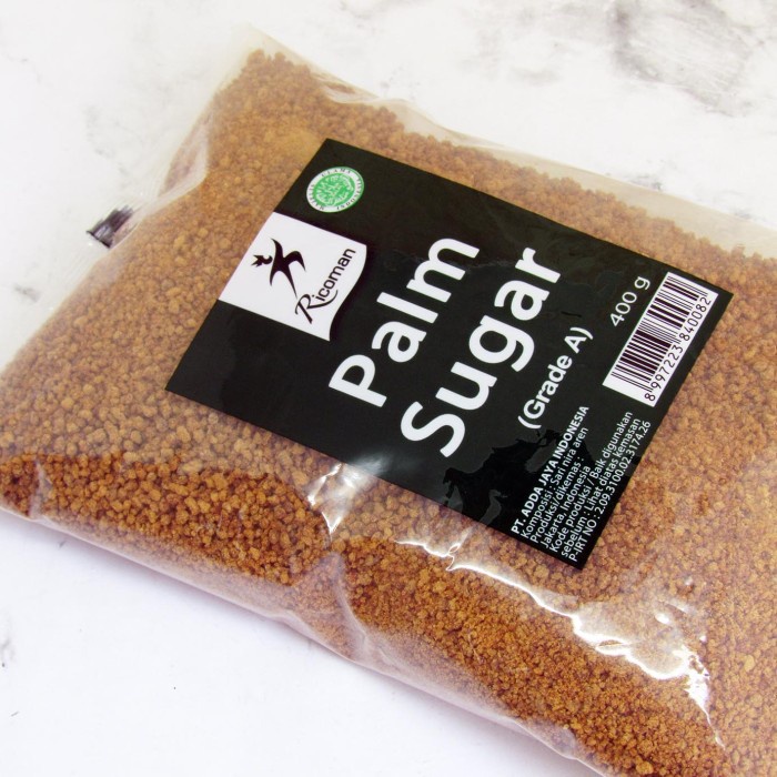 

Palm Sugar RICOMAN (100% Aren) kemasan 400 Gram