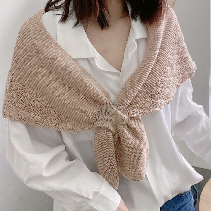 Ready Syal Selendang Rajut Wanita Korean Premium Aksesoris Baju Syal Kerah Rajut Syal Bahu Selendang