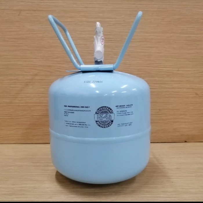 FREON REFRIGERANT R134A 3 KG ( R 134A - R134 A - R 134 A ) 3KG