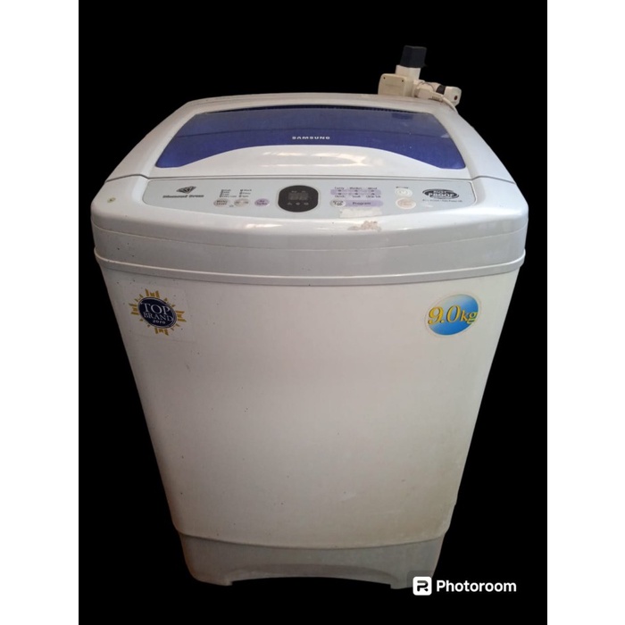 Mesin Cuci 1 Tabung Sharp 9 kg + Mesin Pengering Samsung 9 kg ( Bekas )