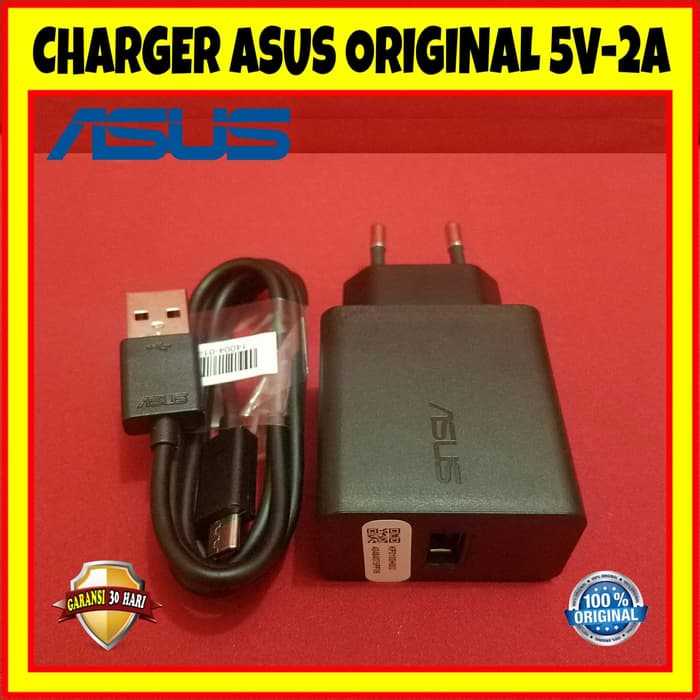 TERLARIS [ORIGINAL] CHARGER CASAN ADAPTOR CAS ASUS ZENFONE 5 5Q 5V-2A ORI100% MURAH