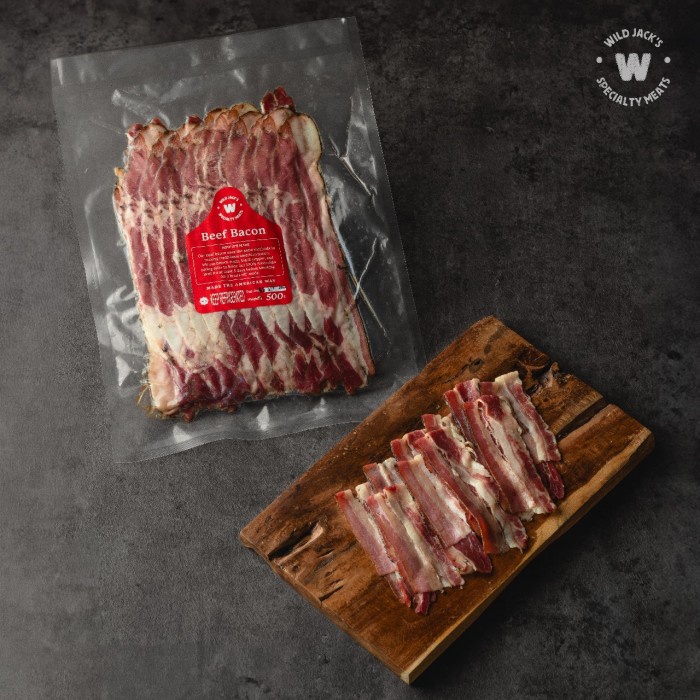 

American Beef Bacon / Smoked Beef Bacon / Daging Sapi Bacon