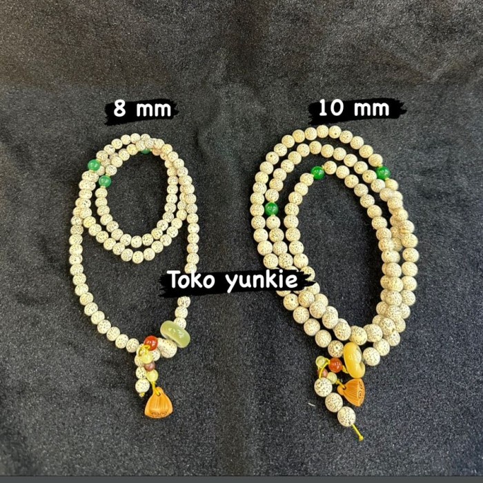 Kalung Tasbih 108 Butir Biji Pohon Bodhi