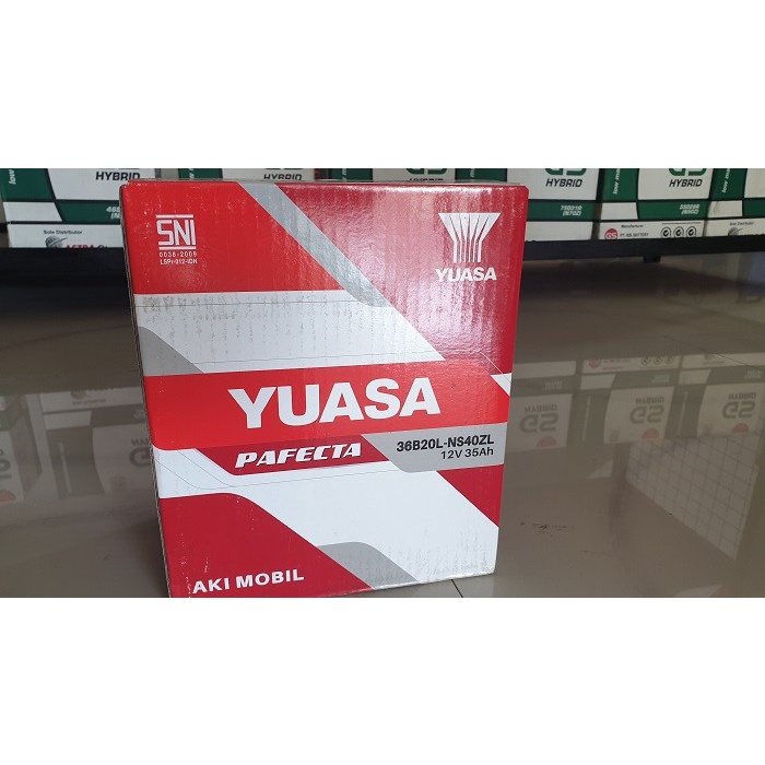 Aki Mobil Yuasa Ns40Zl 35Ah Basah