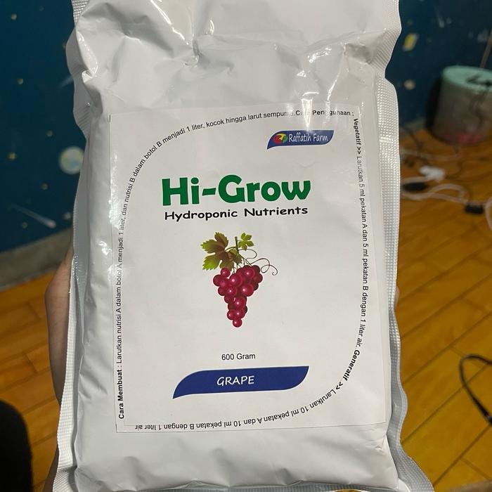 Pupuk Hi-Grow AB Mix Buah Anggur HiGrow By Raffatih Farm