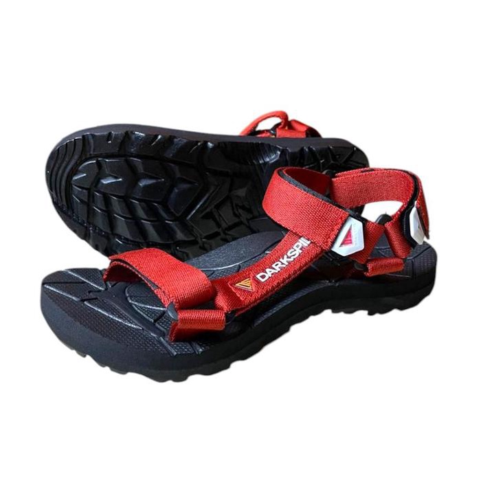 Darkspil Croco Series - Sandal Gunung Karet Pria Wanita Merah Bata Sendal Jepit Outdor Sendal Gunung