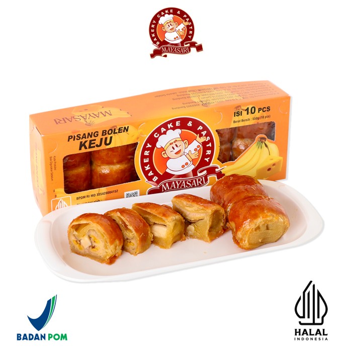 

Mayasari Bolen Pisang Keju (Bolen Bandung)