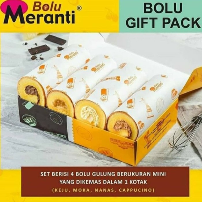 

Bolu Meranti Gulung 3 in 1 ( Mocca,Keju,Blueberry)