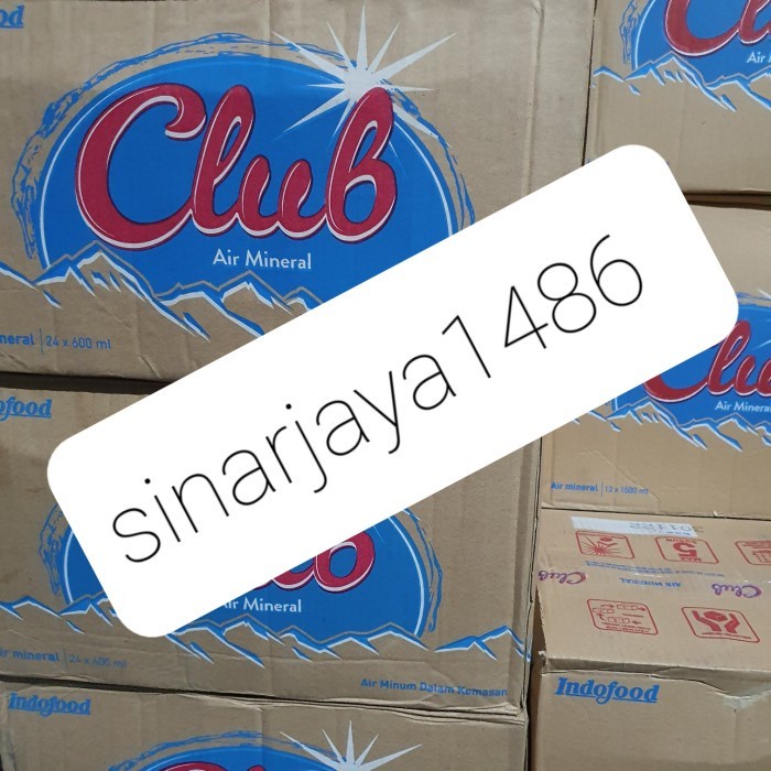 

(BestSeller) Gojek grab surabaya! hrg 1dos air minum club botol 600ml - air mineral