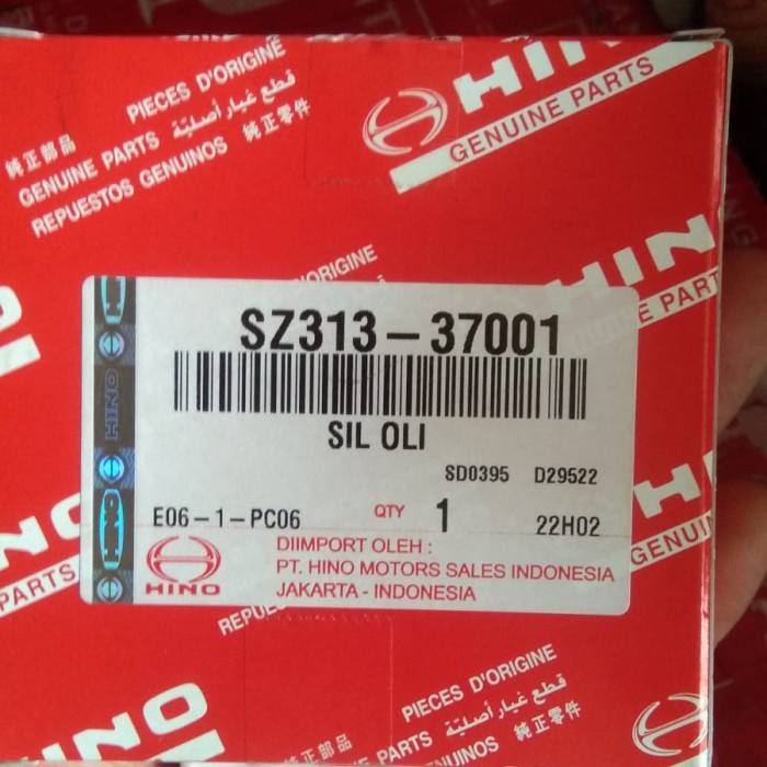 Seal Oil Teming Hino 320