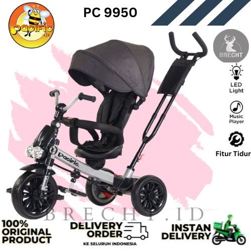 (Grab/Go Send) Sepeda Anak Roda Tiga 3 Pacific Tricycle 9950 Murah Kode 554