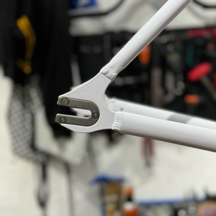 Stok Terbatas Frame Gray Polos Fixie Fixed Gear Single Speed