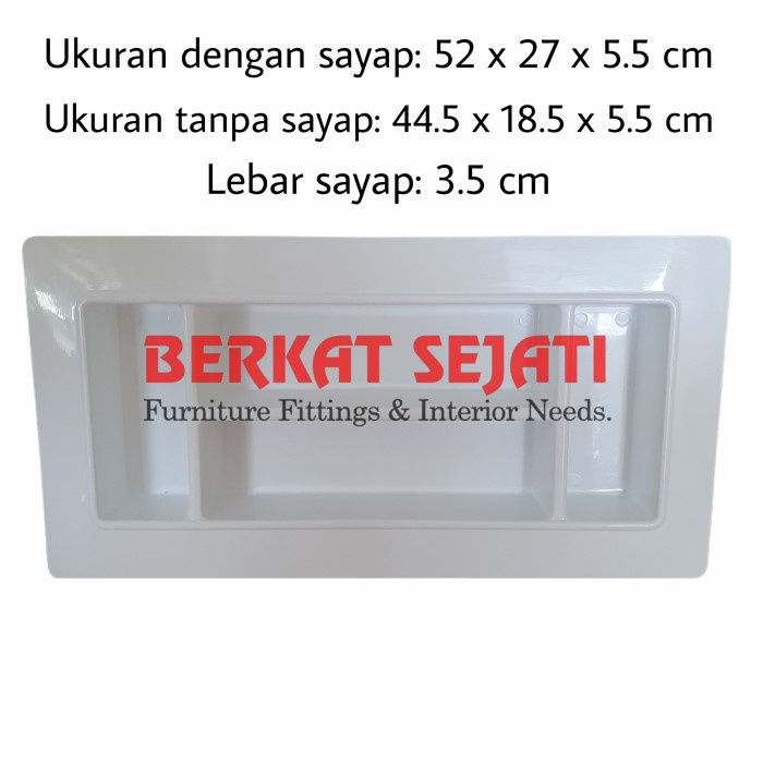PROMO (Gojek) Rak Tempat Sendok Pisau Garpu Dapur Sekat Laci Modelline KECIL