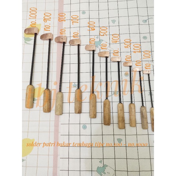 solder patri bakar tembaga tipe no. 100