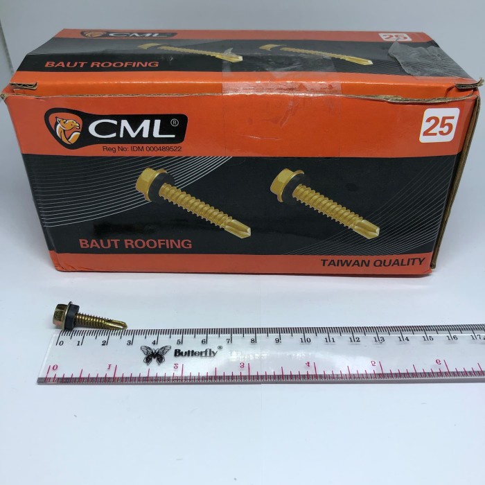 Baut Roofing / Skrup Roofing "CAMEL" 25mm, 2,5cm (500 pcs)