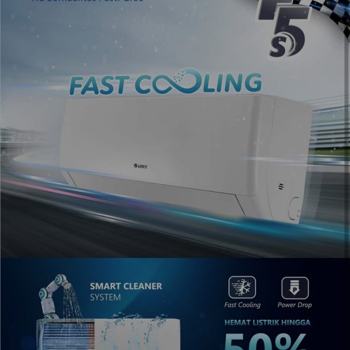 NEW PROMO AC GREE 1 PK AC GREE INVERTER 1 PK AC GREE GWC - 9F5S