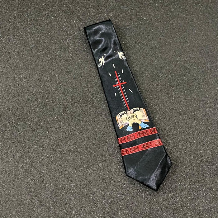 dasi motif rohani salib manual