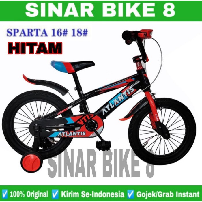 Sepeda Anak Laki BMX ATLANTIS SPARTA Ban Jumbo 12 16 18 Inch