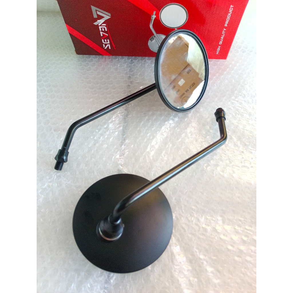 Premium Spion Retro Tangkai Panjang Yamaha Fazzio Mio Soul Xeon M3 Fino Jadul Klasik Black Crom