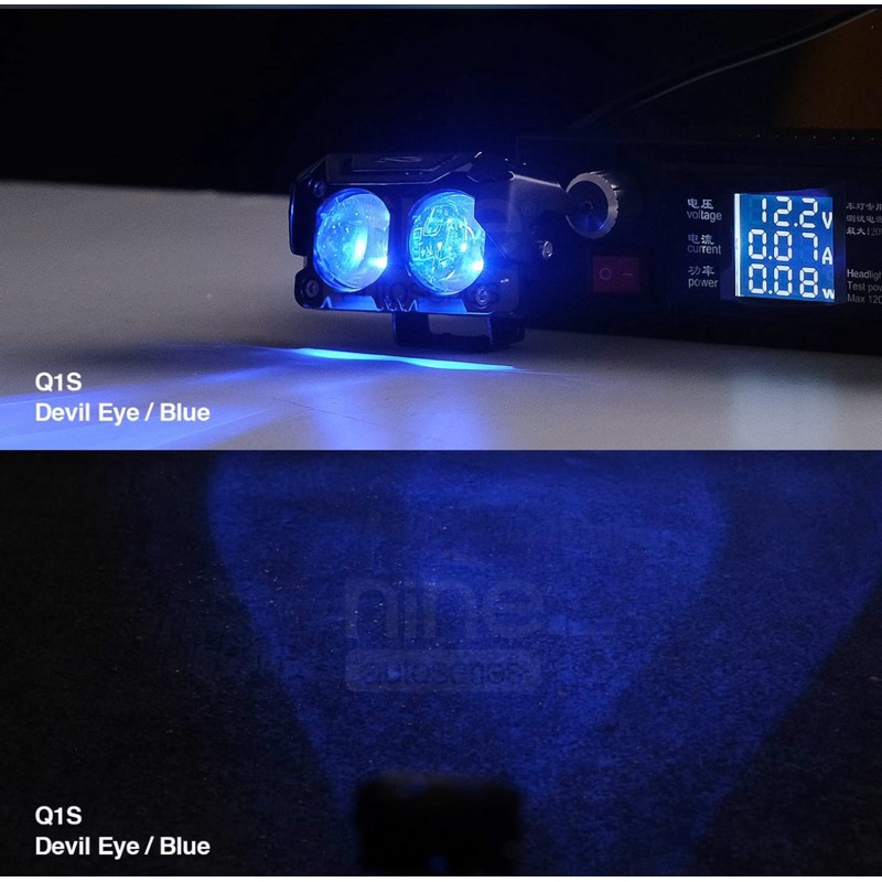 LAMPU Q1S 2 DEVIL EYES LUMINOS NINE WATERPROOF
