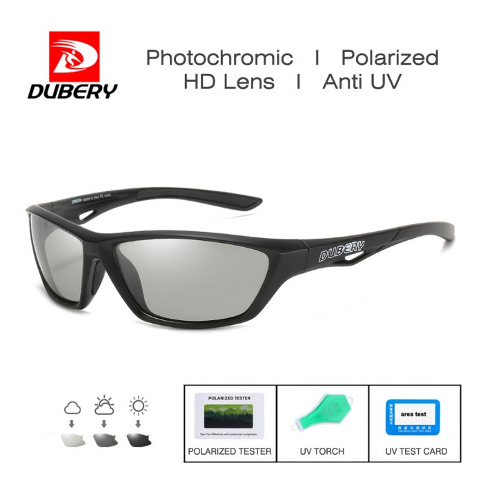 *TOP* KACAMATA DUBERY PHOTOCHROMIC POLARIZED ORIGINAL
