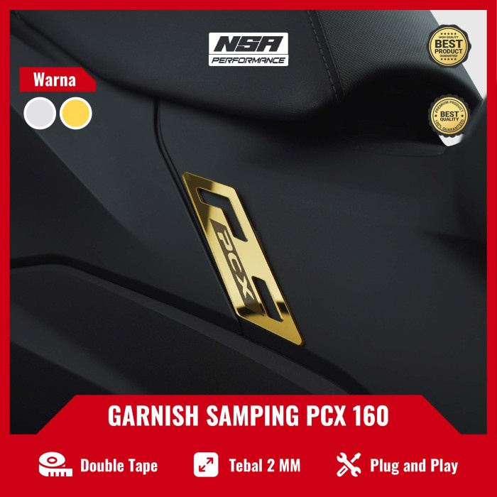 COVER SIDE BODY PCX 160 GARNISH LIST BODY SAMPING PCX 160