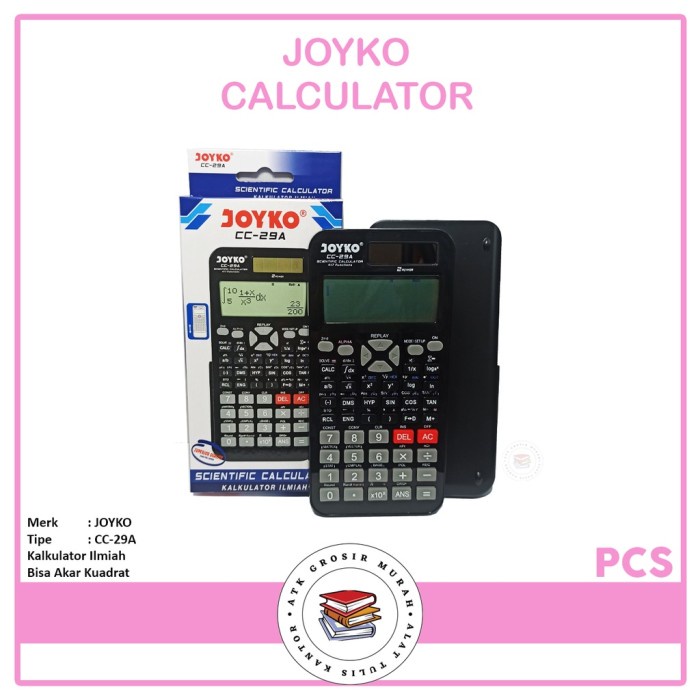 

Jual [READY] JOYKO - Scientific Calculator CC-29A - Pcs