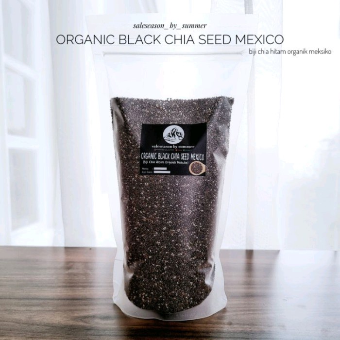

Chia Seed 1kg Organic Black Chia Seed Mexico 1000g