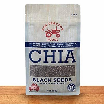 

RED TRACTOR AUSTRALIAN CHIA BLACK SEEDS 500GR