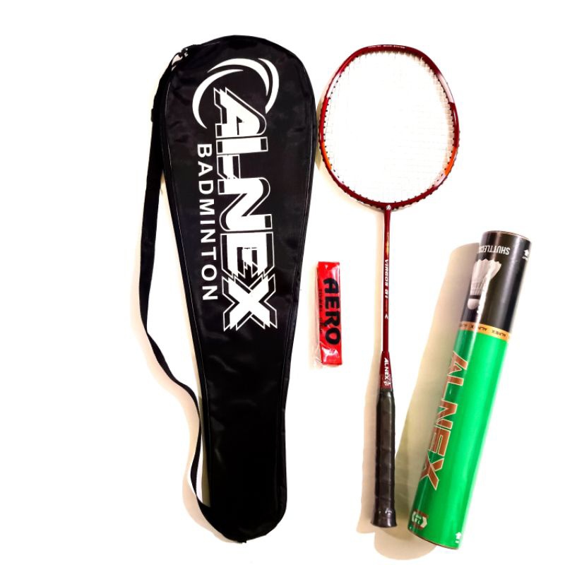 Raket Badminton Bulutangkis 1pcs Bonus Tas Grip Dan Kok