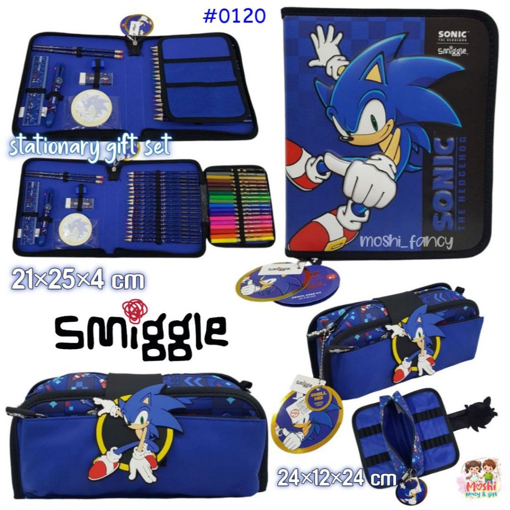 

Tempat Pensil Smiggle Sonic / Stationary Smiggle Sonic / Smiggle Midi Zip Kit Stationary Gift Set