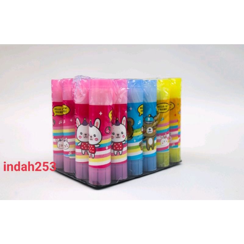 

Lem Glue Stik 10 gram Isi 24 Pcs/Lem Glue Stik Fanci isi 24 Pcs