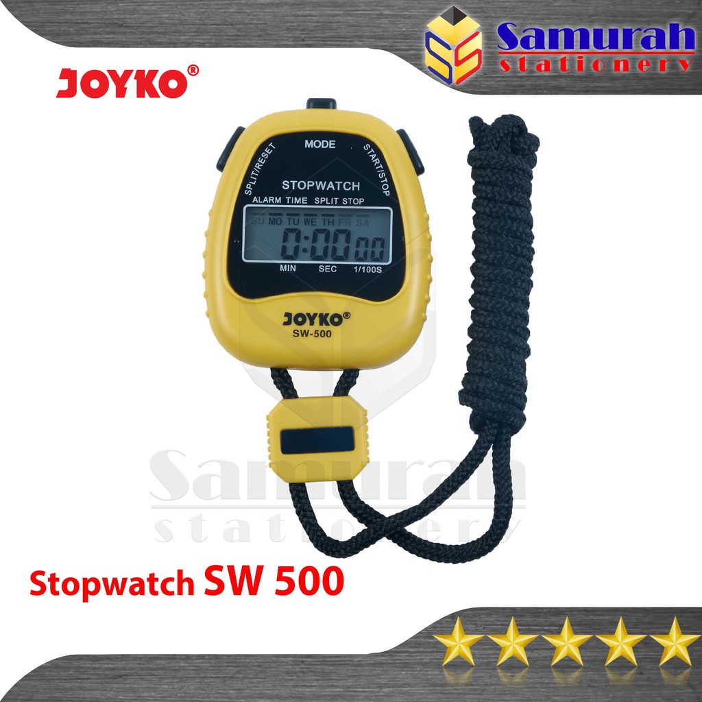 

Stopwatch Joyko SW 500 / Alat Hitung Pengukur Waktu SW-500 Timer / Stop Watch Led Strap