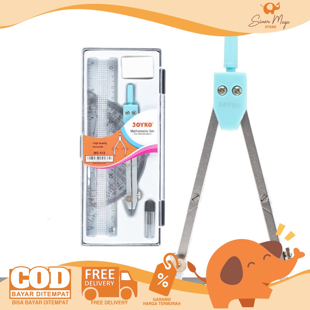 

Joyko Math Set MS 413 / Jangka Murah Berkualitas