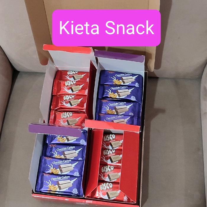 

terbaru !!! [flash sale] mix coklat bisco dan cashew 1 dus ready