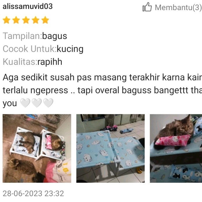JTTOP" TEMPAT TIDUR KUCING BERTINGKAT
