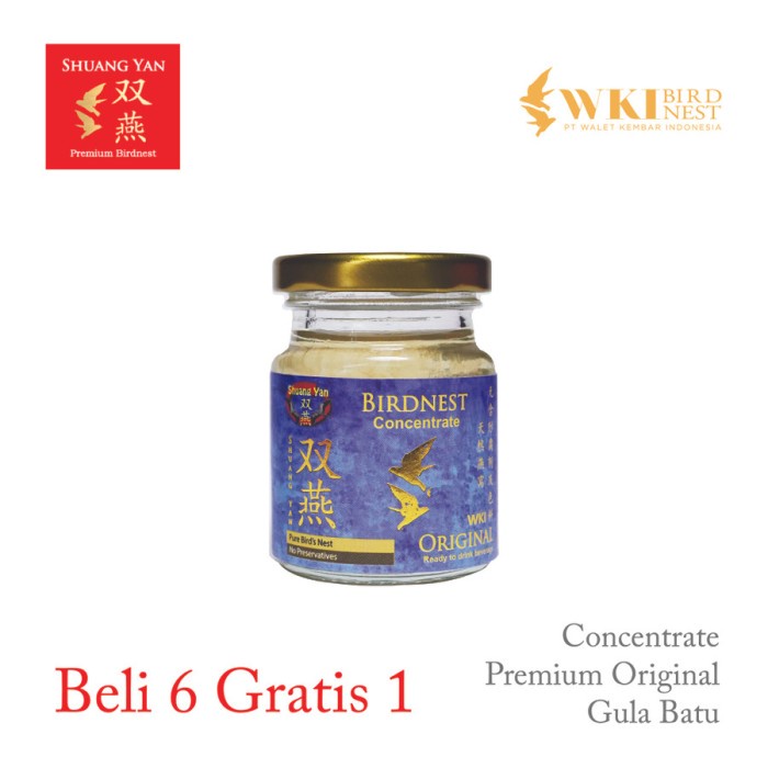 

Minuman sarang burung walet CONCENTRATE - Shuang Yan Premium - PREMIUM WALET UTUH