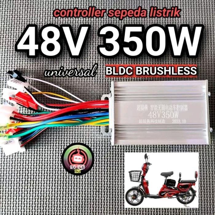 JAYAmart- CONTROLLER 48V 350W BLDC BRUSHLESS UNIVERSAL SEPEDA LISTRIK KONTROLER CONTROLER SELIS