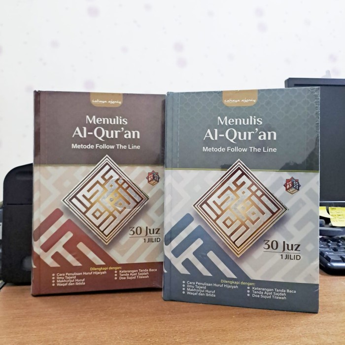 

MENULIS AL-QURAN FOLLOW THE LINE 30 JUZ MUSHAF TULIS BELAJAR ALQURAN 100% ORIGINAL