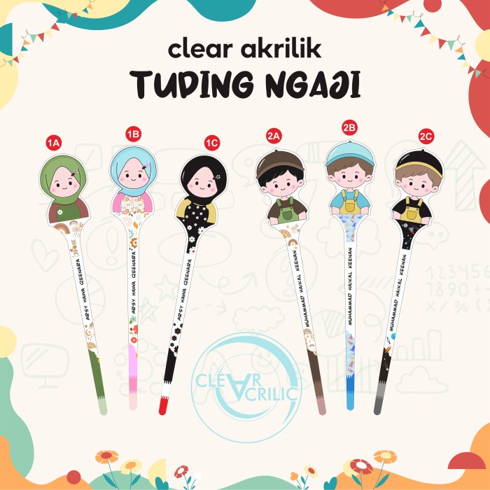 

TUDING NGAJI CUSTOM NAMA / KALAM NGAJI 2 100% ORIGINAL