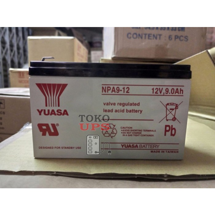Baterai UPS 12V 9AH Yuasa NPA9-12 Terlaris