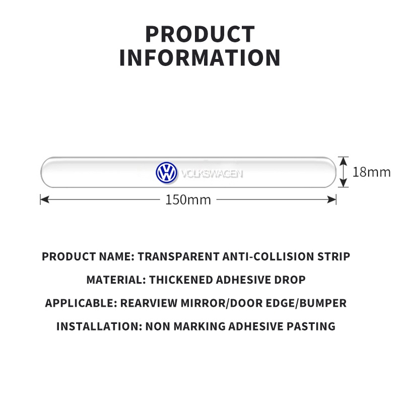 IMPORT CAR PROTECTIVE FILM ACCESSORIES DOOR HANDLE RUBBER STICKER DECAL DECALS FOR VW GTI POLO GOLF