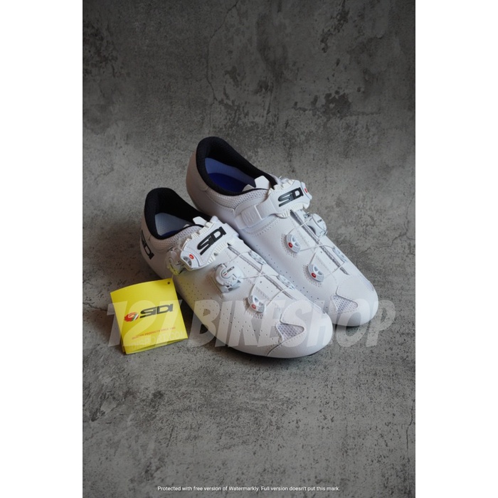 SIDI GENIUS 10 WHITE SHOES SEPATU SEPEDA CLEAT ROAD BIKE