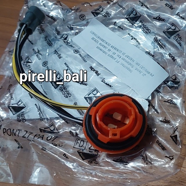 Fiting lampu belakang LxVespa S 125 150 2v 3v Iget Stop Lamp Socket