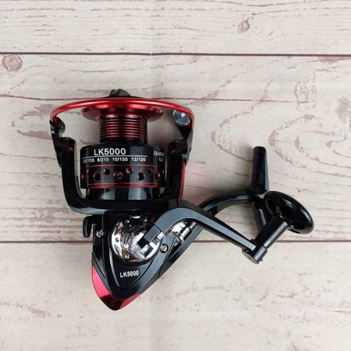 Reel 5000 Gold Sharking Lk5000 Metal Reel Pancing Bearing 13 #Gratisongkir