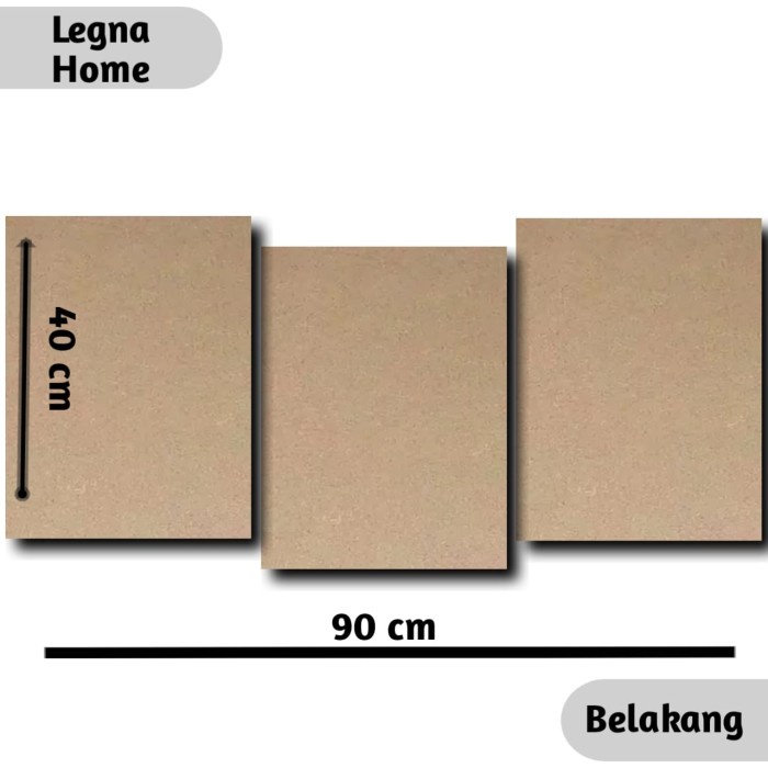 Hiasan dinding kaligrafi Ar -Rahman Ukuran Besar